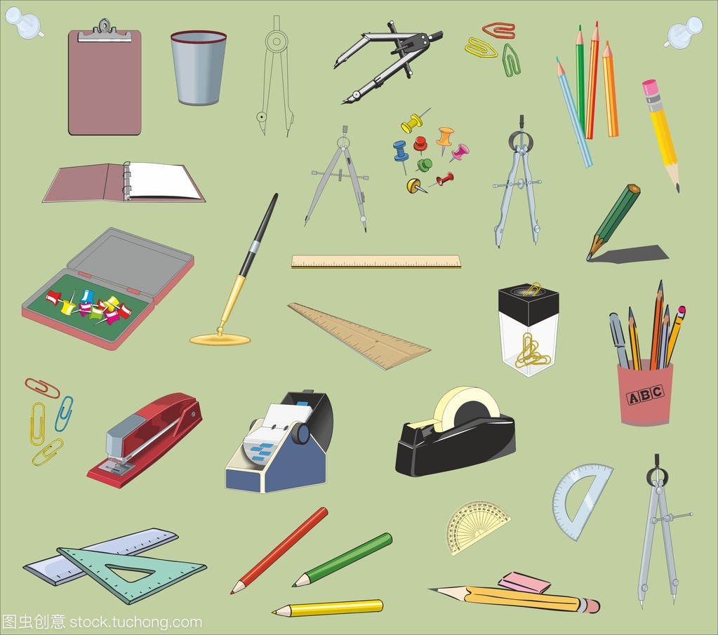高效辦公新選擇 矢量Office工具與文化用品套裝